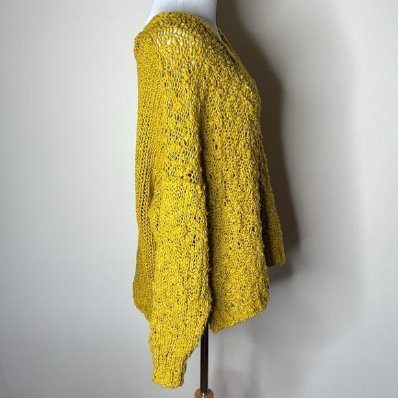 Free People Gold Show Sunday Shore Pullover Sweater - Picture 7 of 8